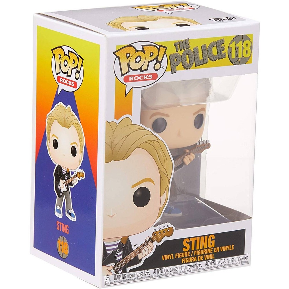 Funko Pop Rocks The Police Sting #118 Vinyl Figure 40087 Music Collectible 2019